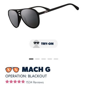 Goodr Mach G Black Sunglasses